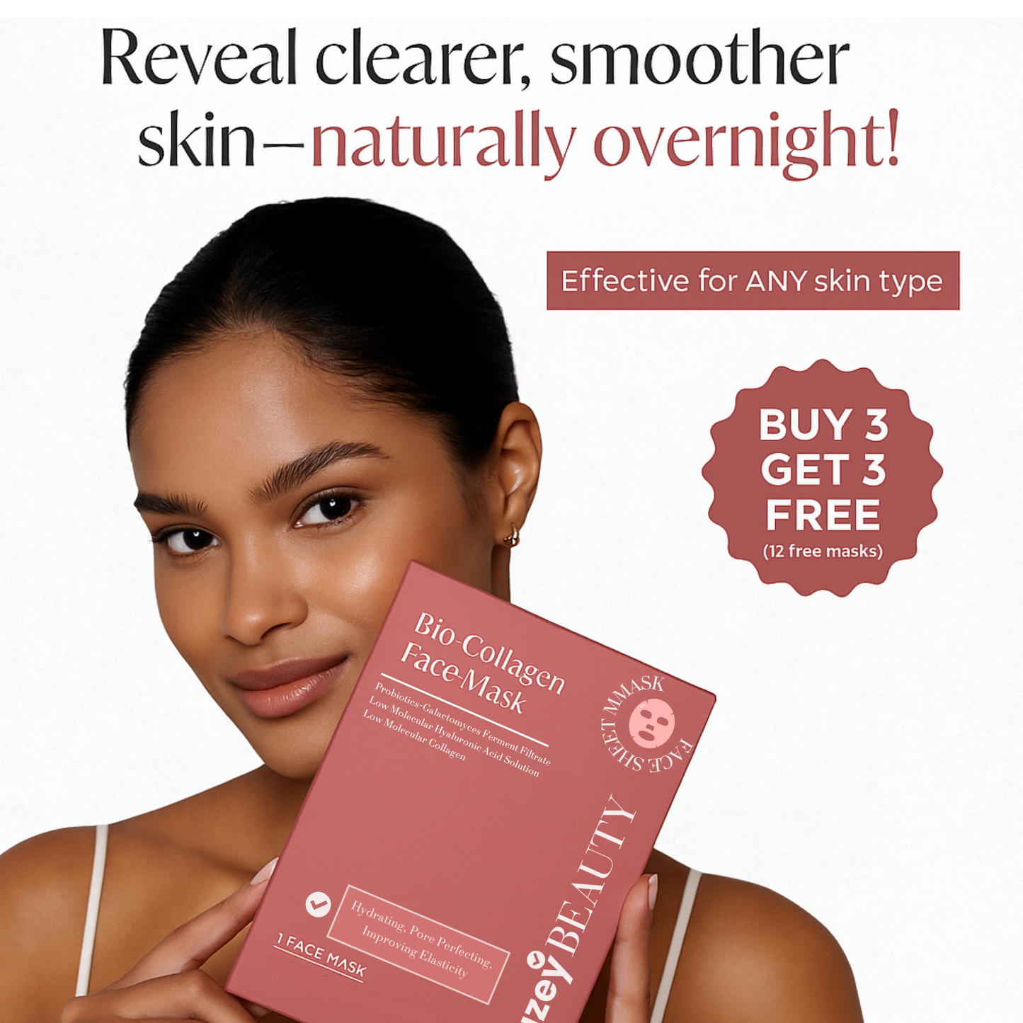 Premium Bio-Collagen Face Mask