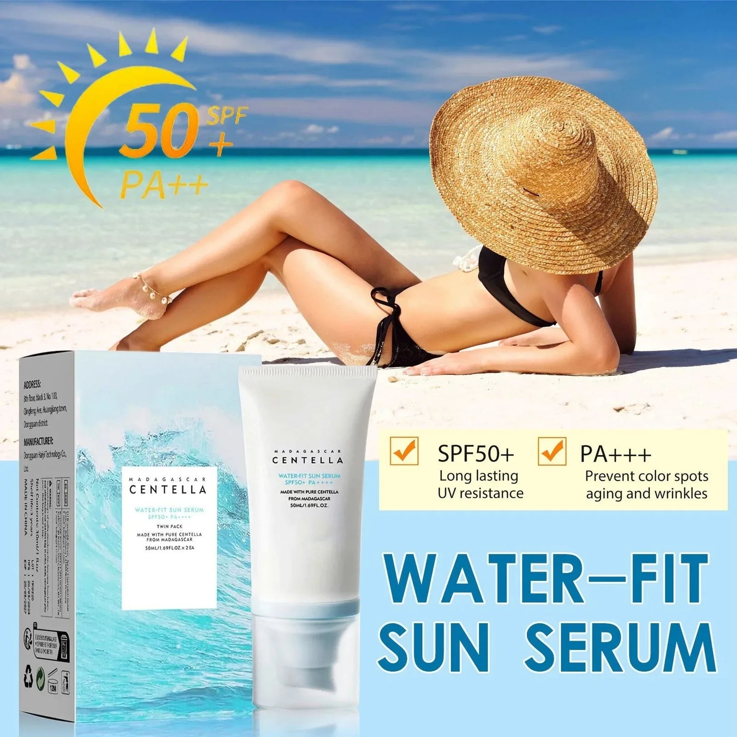 Centella Sunscreen SPF 50+ EazeySkin®